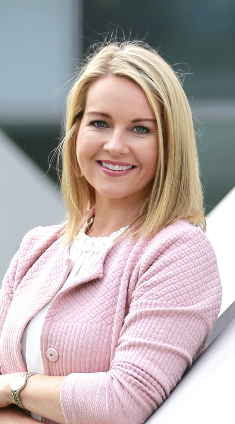 Claire Byrne: when she was 14 an inspiring teacher got her some work experience on a local newspaper. Photograph: Nick Bradshaw