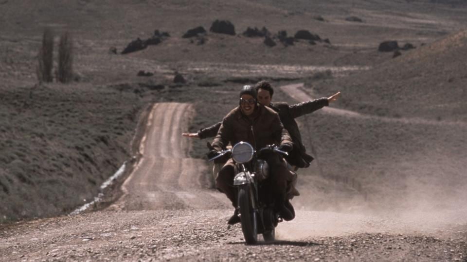 Gael Garcia Bernal as Ernesto ‘Che’ Guevara and Rodrigo de la Serna as Alberto Granado in Walter Salles’s film ‘The Motorcycle Diaries’.