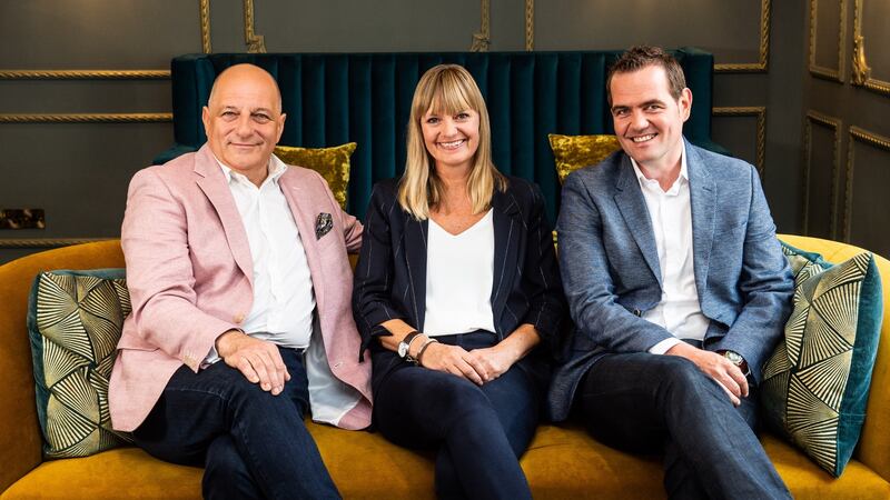 Home of the Year judges Hugh Wallace, Deirdre Whelan and Peter Crowley.  Photograph: Ruth Medjber