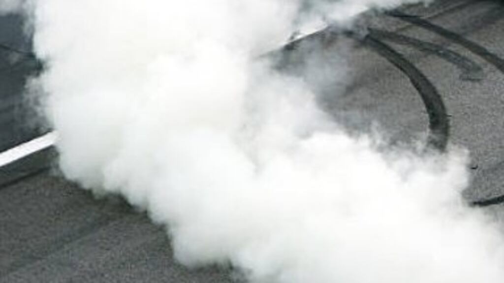 Prosecutor said the ‘donuts’ took place place after a wedding service ‘and the bride was in one of the cars’. Photograph: Getty