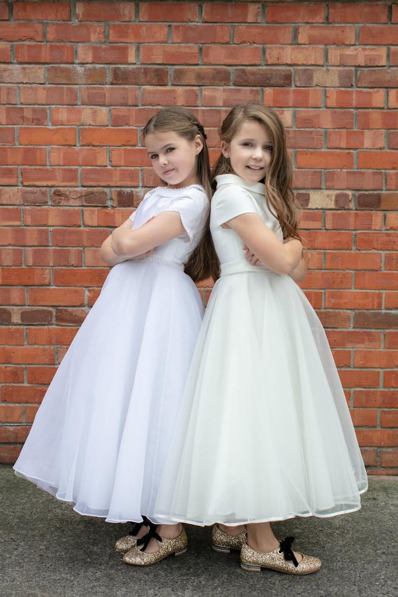 Arnotts: Isabella dress on left €325, on right €305, shoes €65