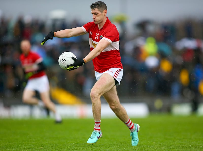 Paul Geaney in action for Dingle during last year's Kerry county final against Dr Crokes. Photograph: Ken Sutton/Inpho
