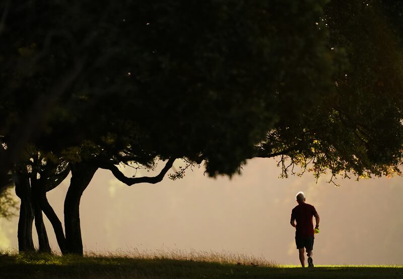 Don't worry about speed in the early part of your training, just think about how long you want to run for. Photograph: Brian Lawless/PA