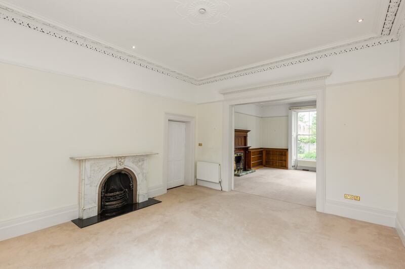 Drawing room looking through to dining room.