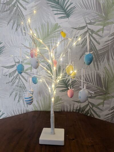 Jen's Easter Tree: 'Keeping your Christmas tree up half the year is generally frowned upon'