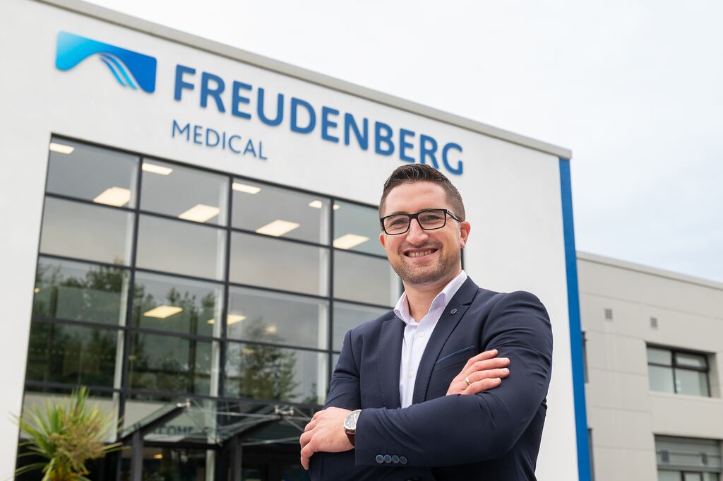 Barry Regan, vice president and general manager of Freudenberg Medical, at the company's site in Carrick-on-Shannon.