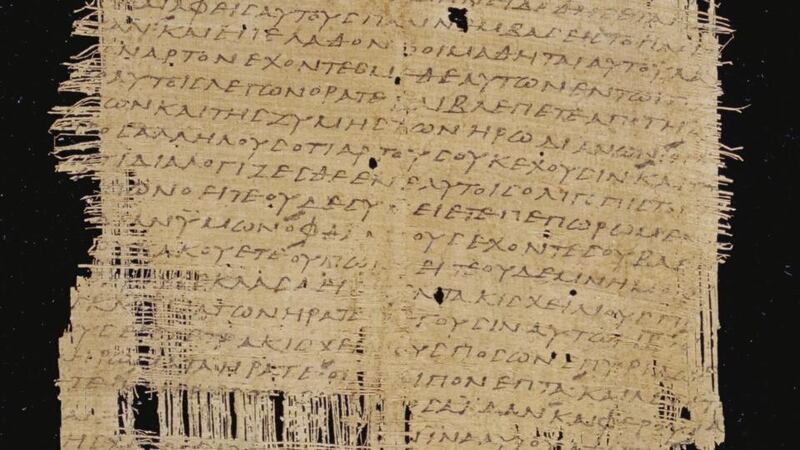 Mark 7: 25-37 and 8: 1: The Gospel According to Mark c. AD200-250 © The Trustees of the Chester Beatty Library, Dublin