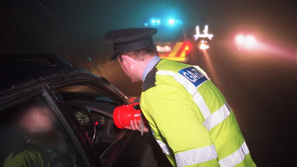 New figures show that between December 1st and January 8th, a total of 961 people were detained on suspicion of drink-driving. Photograph: Frank Miller