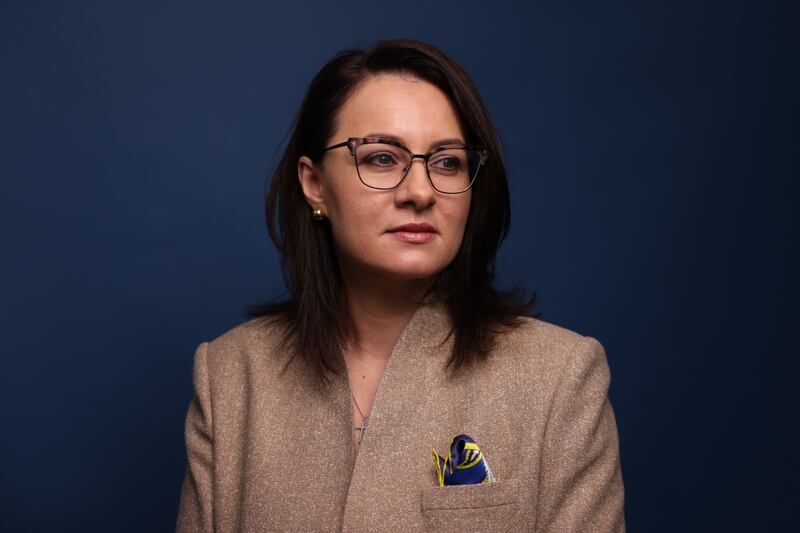 Ukrainian prime minister Yulia Svyrydenko. Photograph: Hollie Adams/Bloomberg