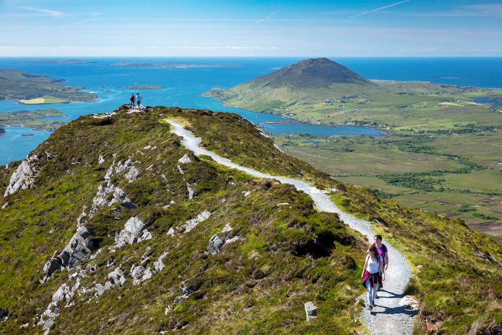 Diamond Hill, in Connemara National Park, Co Galway