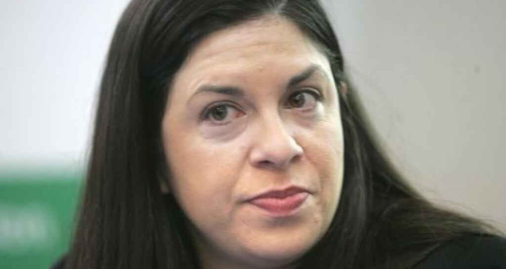 Tanya Ward, chief executive of the Children’s Rights Alliance, called on the State to relocate young people who are risk of ‘losing their childhoods’ as a matter of urgency. Photograph: Dara Mac Dónaill