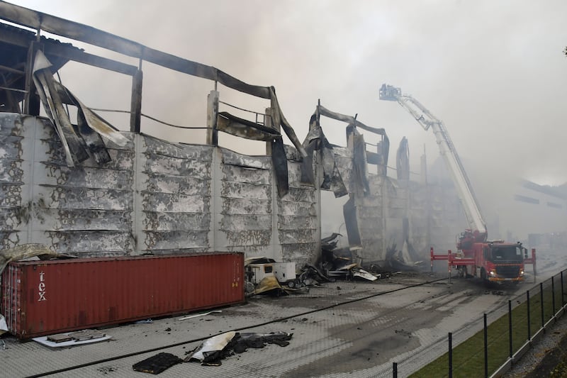 At least five people died and dozens were injured after Russia launched an overnight attack on Ukraine with more than 50 missiles of different types and 500 shock drones. Photograph: Mykola Tys/ EPA