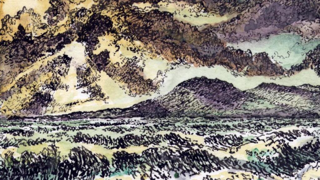 Stormy weather: a gale can be enough to lure you down to the sea. Illustration: Michael Viney