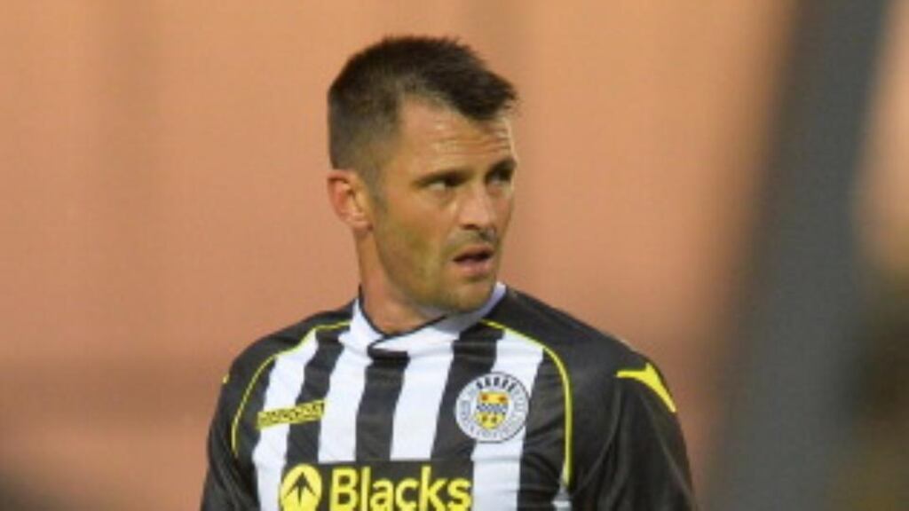 St Mirren captain Steven Thompson has been left ‘mortified’ after he threw a spike at 20-year-old John McGinn during training. Photograph: Getty