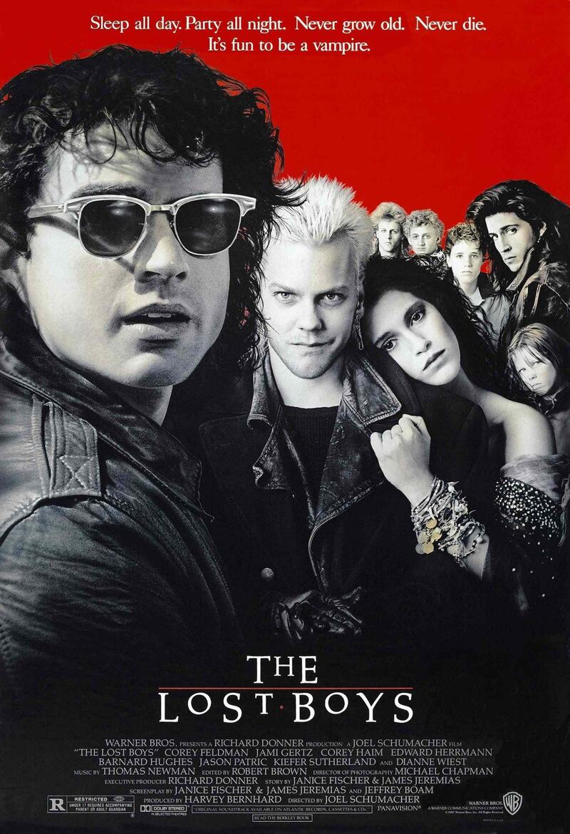 Original poster art for The Lost Boys (1987)