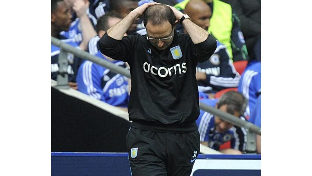 Martin O'Neill has announced that he will leave his post as Aston Villa manager with immediate effect. – (Photograph: Rebecca Naden/PA)
