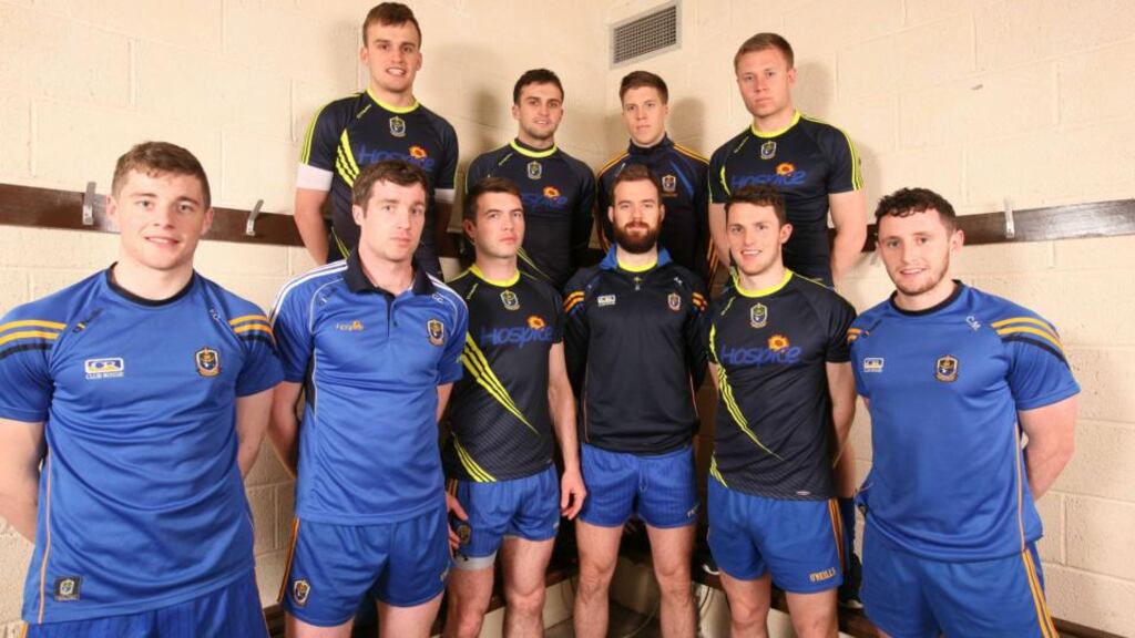 Some of the brothers on the Roscommon panel. (L-r front) Cathal and Finbar Cregg, Ian and Senan Kilbride, Diarmuid and Ciarán Murtagh. (Back) Enda and Donnie Smith, Ronan and Niall Daly, Photograph: Brian Farrell
