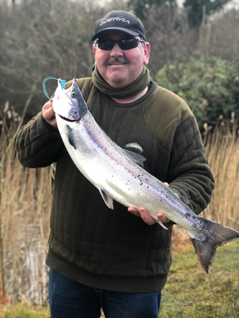Marty King’s 3.6kg salmon from the Drowes