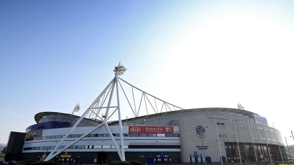 Bolton have been sold to Football Ventures (Whites) Limited, the club’s administrators have announced. Photograph: Peter Byrne/PA Wire
