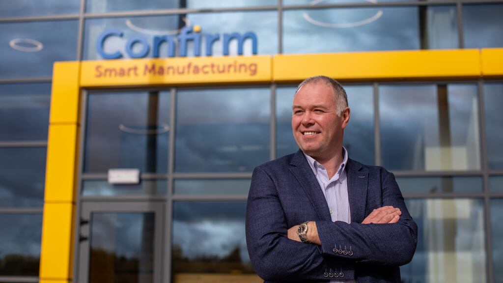 Prof Conor McCarthy of Confirm, SFI’s smart manufacturing research centre at University of Limerick. Photograph: Sean Curtin/True Media