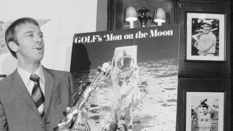 Alan B Shepard- the man who played golf on the moon in 1971. Photograph: Getty