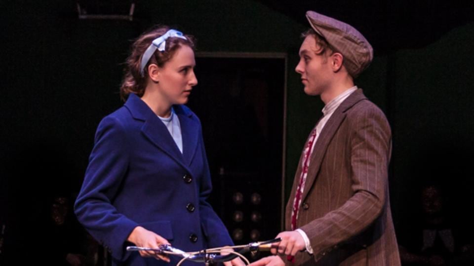 Erin Gilgen and Rob Malone in Tarry Flynn. Photograph: Keith Dixon