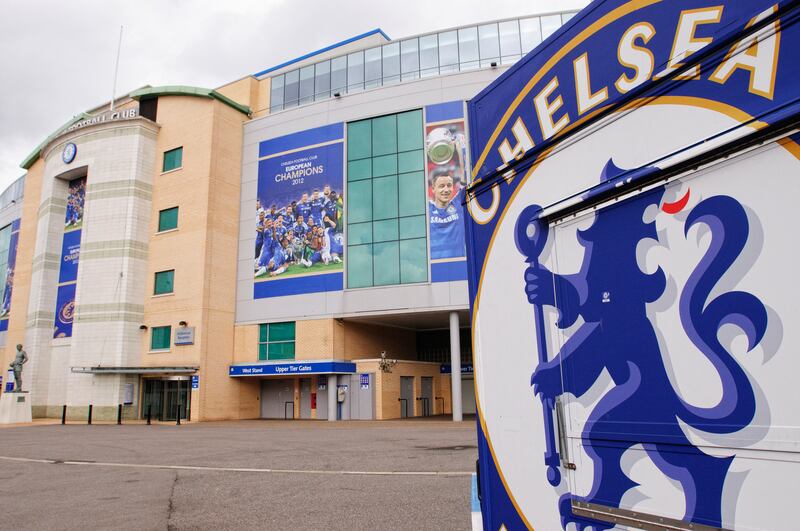 Chelsea FC’s Stamdford Bridge ground in London where the Troika-managed firm, Airship Universal Inc, sent £126,000 (€158,000) for a corporate executive box. Photograph: iStock