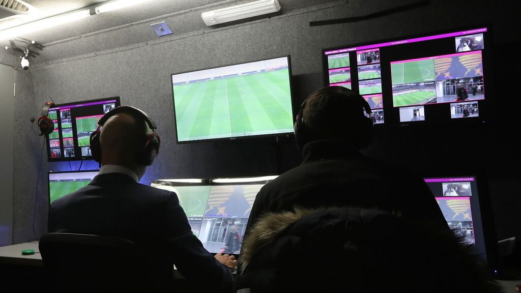 Video assistant referees will be used at the 2018 World Cup in Russia. Photo: Getty Images
