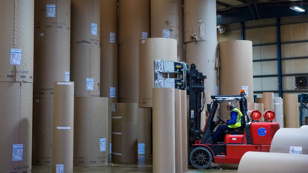 Business conditions remain strong for Smurfit Kappa. Photograph: Jason Alden/Bloomberg