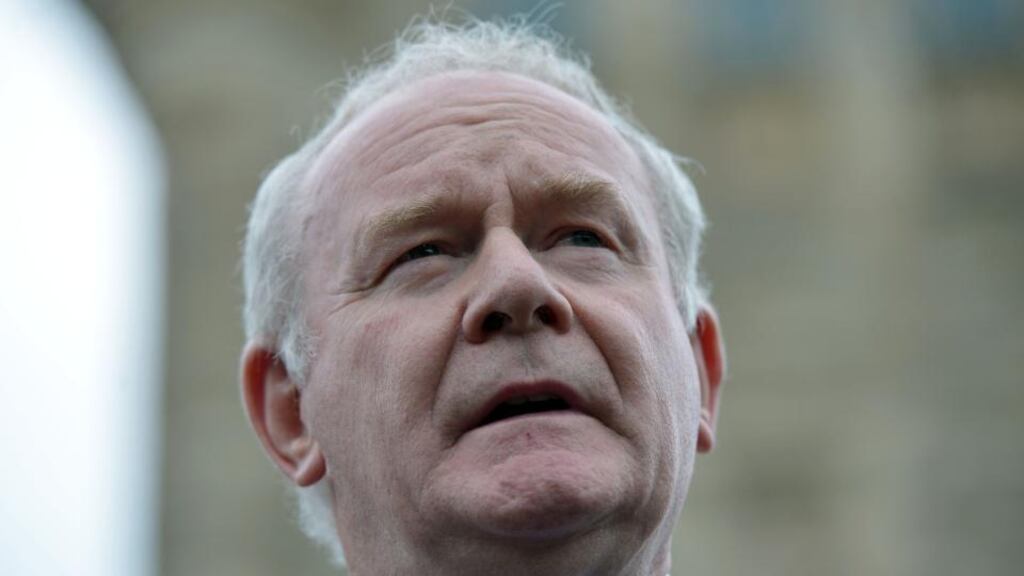 Deputy First Minister Martin McGuinness is the first senior politician who has agreed to appear at the committee. Photograph: Charles McQuillan/Getty Images
