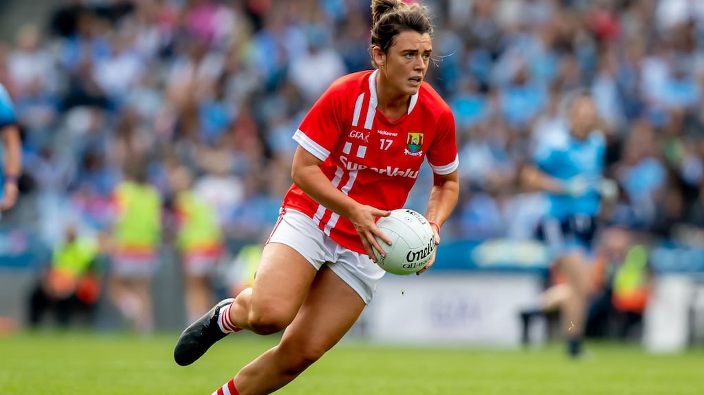 Cork senior football captain Doireann O’Sullivan is taking part in a virtual skills challenge to raise money for LauraLynn Children’s Hospice. Photograph: Morgan Treacy/Inpho