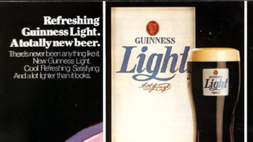 Guinness Light: One older focus group respondent said: “Well, c
