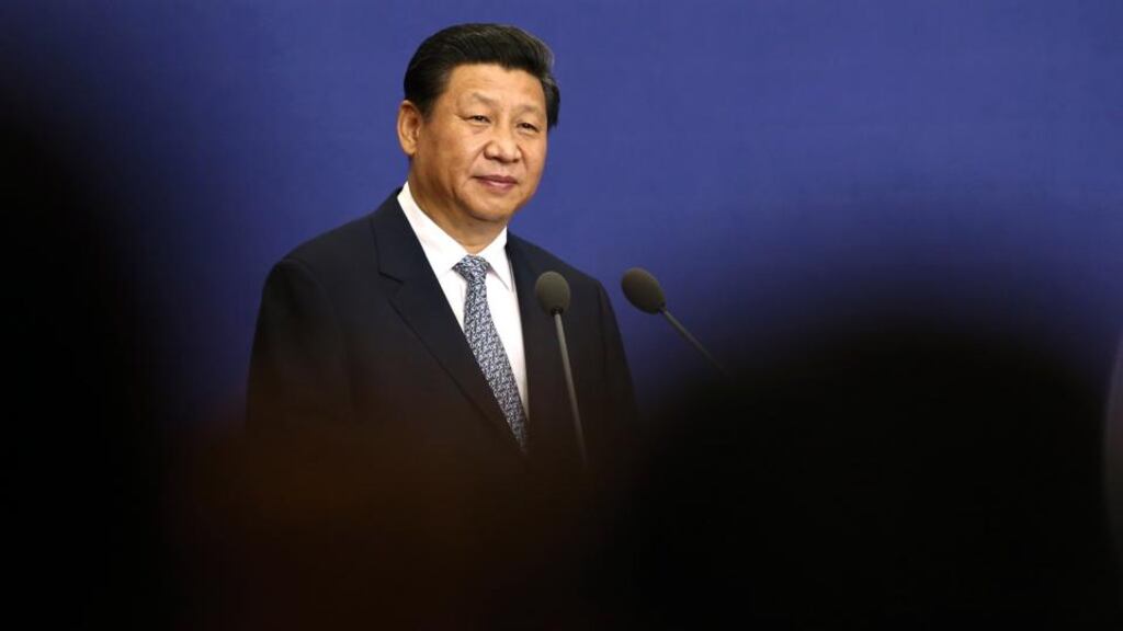 Xi Jinping, China’s president,  makes the point that while China may look like a colossus to outsiders, its development is in fact highly uneven and on average its income remains a fraction of that in the more developed world. Photograph: SeongJoon Cho/Bloomberg