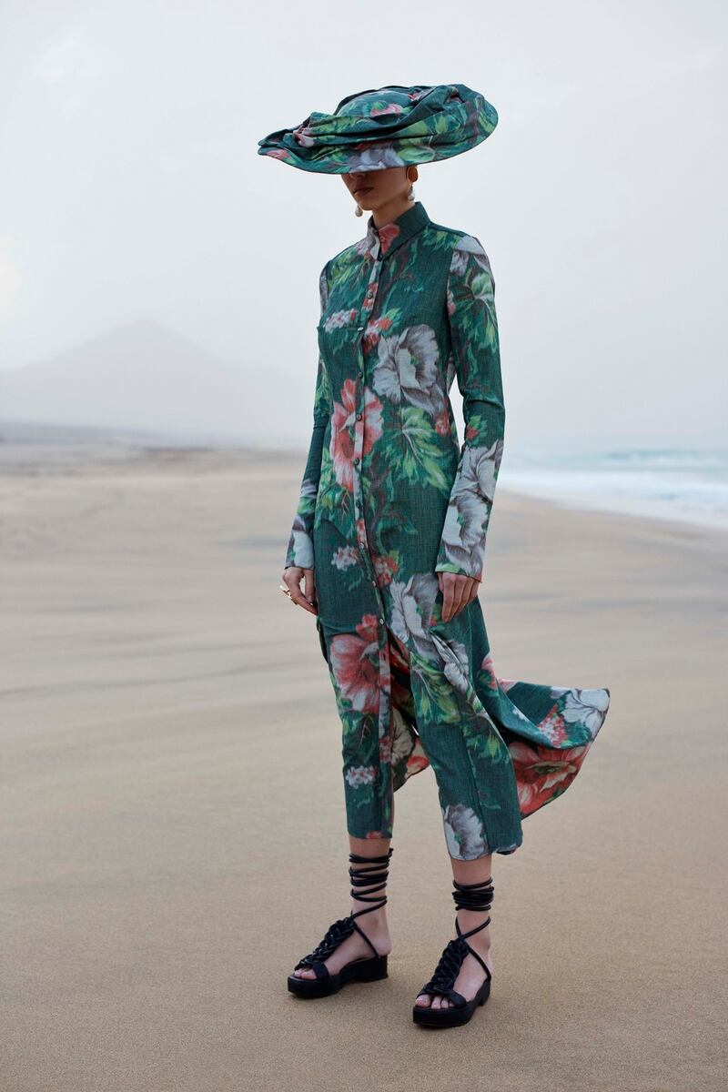 Floral shirt dress from Erdem, €1,750