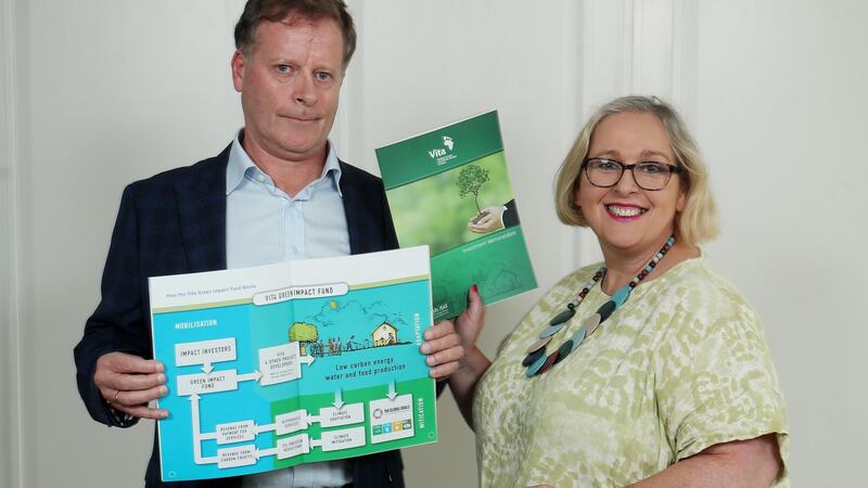 John Weakliam, CEO and Ciara Feehely, Head of Communications and Fundraising at Vita.