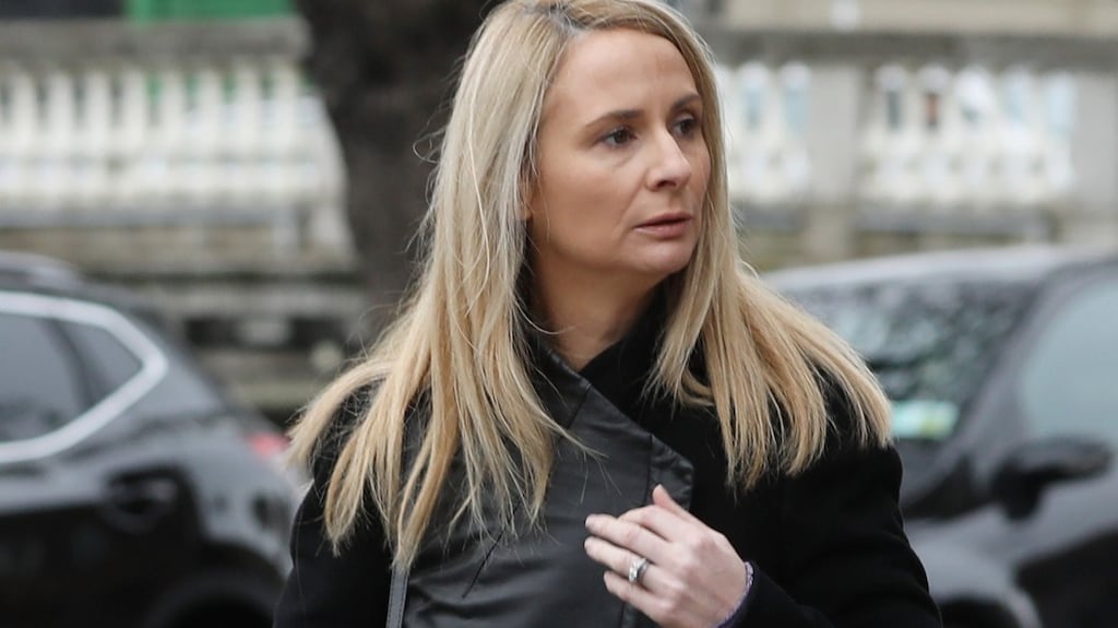 Rachael Sheridan (39) of Arbour Hill, Dublin, outside the Four Courts on Tuesday: she claimed she is significantly limited in her everyday tasks and activities as a result of her injuries. Photograph: Collins Courts