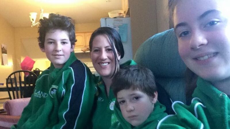 Aoife O’Connor: ‘Without extended family it is often hard and sad, but we have made our choice and in life there isn’t anyone I have met that has it all.’