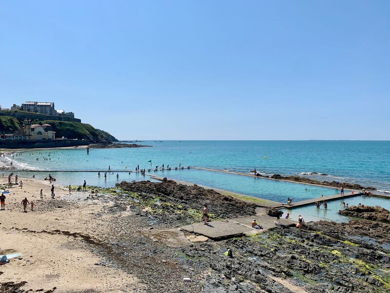 A sea swimming pool in Granville, Normandy