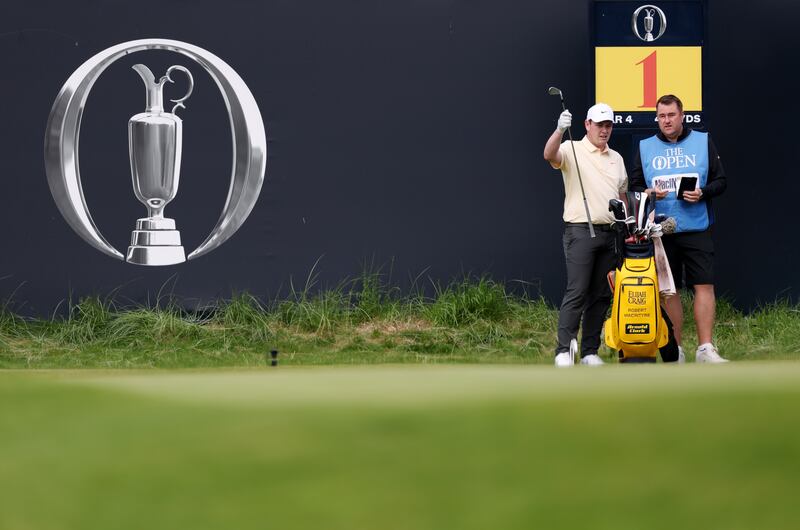 Robert Macintyre of Scotland finished tied-sixth behind Shane Lowry when he made his Open debut at Royal Portrush in 2019. Photograph: Getty Images