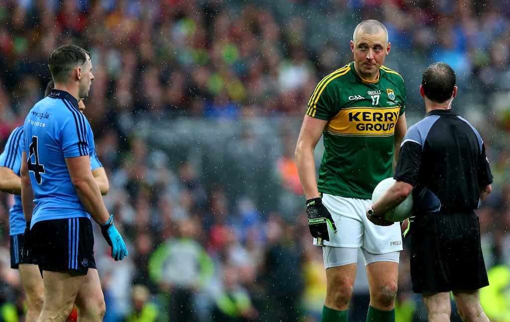 David Coldrick was mic’ed up for a documentary about the day of the 2015 All-Ireland football final, the day when Kieran Donaghy accused Philly McMahon of making contact with his eye. Photograph: Donall Farmer/Inpho