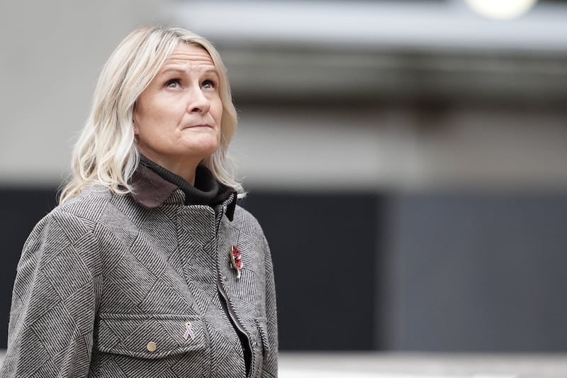 Lucy Ward arrives at Liverpool Crown Court on Tuesday. Photograph: Peter Byrne/PA