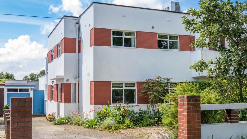 Number 78 Kincora Road, Clontarf, Dublin 3: Art Deco house four double bedrooms.