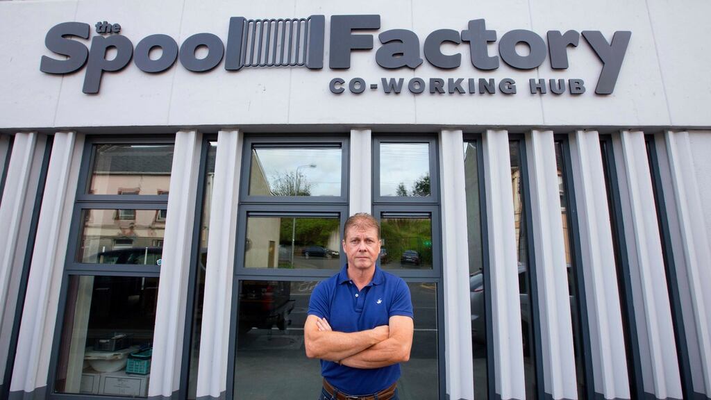 Brian Nerney at the Spool Factory in Boyle, Co Roscommon. Photograph: Brian Farrell