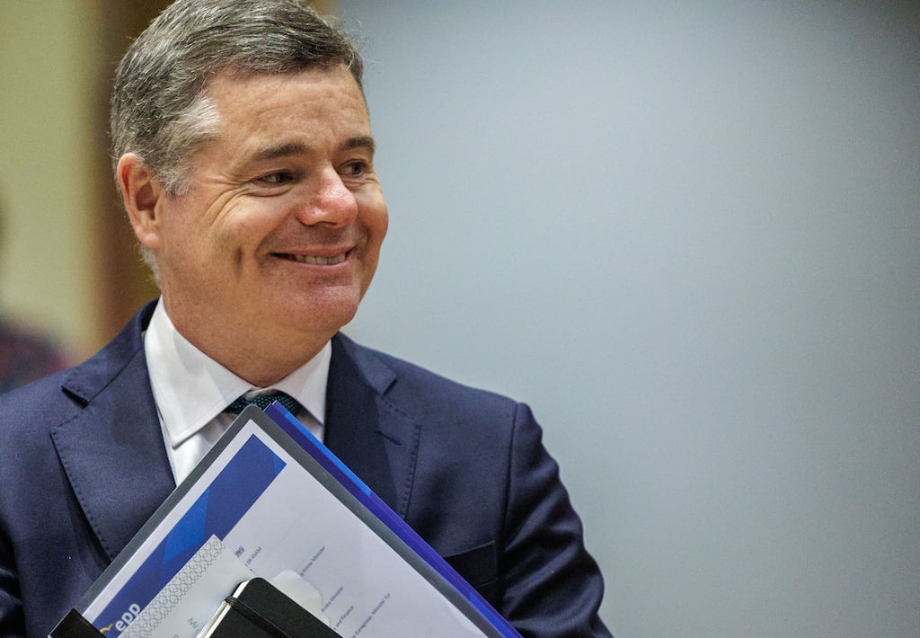 Negotiations between the European Union (EU) and the United States look like they have a number of more weeks to go before a tariff deal is agreed, Minister for Finance Paschal Donohoe has said. Photograph: Olivier Matthys/EPA
