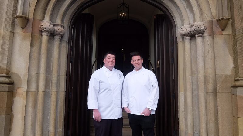 Brothers Richard and Andrew McKee who are head chef and sous chef at Lough Eske Castle