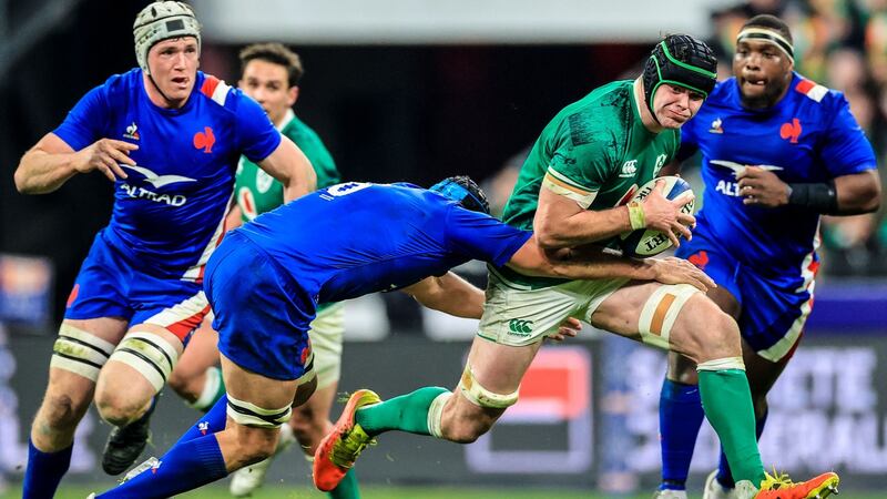 Ireland will be the favourites to reignite their campaign when Italy come to town in a fortnight. Photograph: Billy Stickland/Inpho