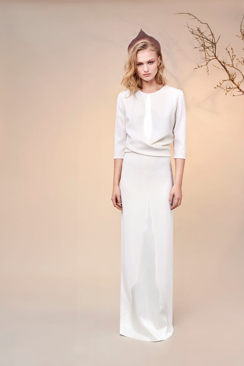 A dress typical of Alison Conneely’s red carpet style