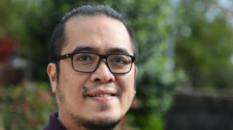 Jerick Martin who was admitted to ICU with Covid-19. Photograph: Nick Bradshaw