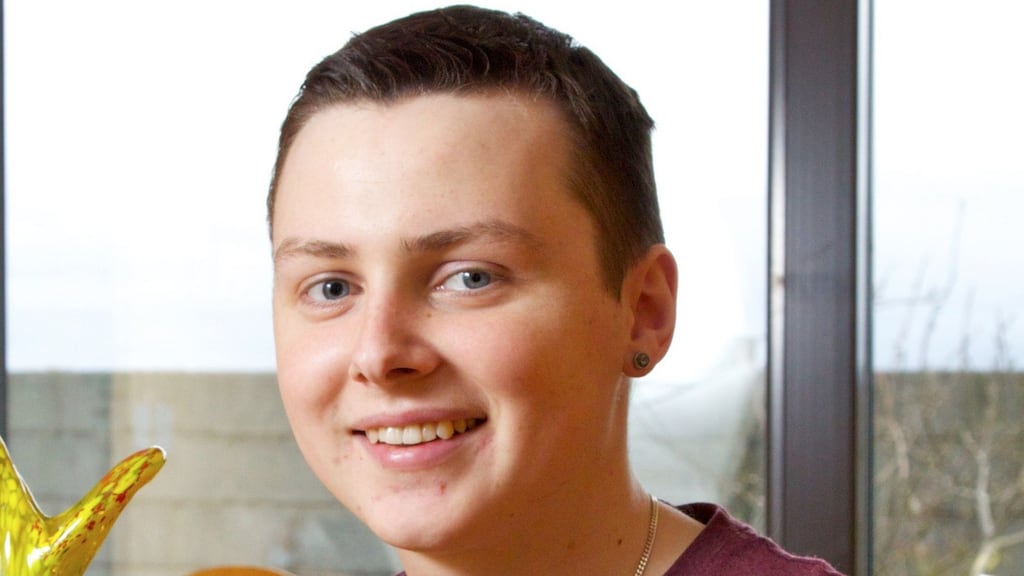 Donal Walsh, a 16-year-old anti-suicide campaigner from Tralee in Kerry, was diagnosed with a tumour in his leg when he was 12. Photograph: Kerry’s Eye Newspaper/PA Wire