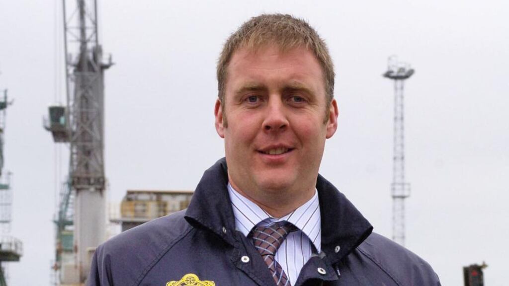 Det Garda Adrian Donohoe who was murdered on January 25th, 2013, by raiders outside the credit union in Bellurgan, Jenkinstown, Co Louth. Photograph: Ciara Wilkinson.